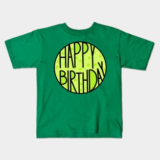 Happy Birthday To An Amazing Person , Pastel Green Color Kids T-Shirt